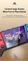Console de jeu portable Q21, console de jeu vidéo rétro arcade, écran de 3 pouces, 500 jeux classiques intégrés, joueurs de jeux portables