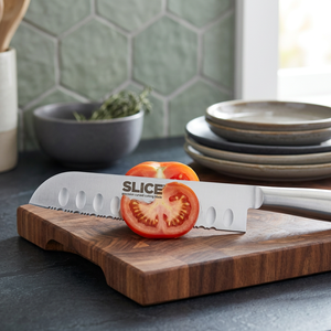 Cuchillo de Cocina Seki Japan con Hoja Dentada, Mango de Plástico, Diseño Ambidiestro, Apto para Lavavajillas, Acabado Satinado - Product Image 3