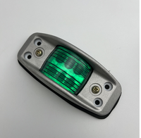 Luz LED Lateral Cromada Ámbar/Roja/Blanca 12V/24V Impermeable para Camión/Remolque, Luz de Gálibo/Trasera/Intermitente, Nueva Condición