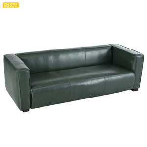 Thiết kế hiện đại da khung gỗ 3 chỗ ngồi 28D bọt <span class=keywords><strong>sofa</strong></span> couch với 2 gối sảnh khách sạn đồ nội thất - Product Image 2