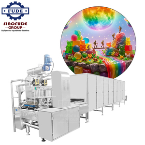 Déposeur de bonbons gélifiés à grande vitesse |   Jusqu'à 1500 pièces/min |   Convoyeur de démoulage continu - Product Image 1