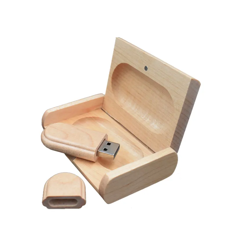 Hot selling bamboo or wooden enviromental gift box 8GB 16GB 32gb usb flash drives cle usb memory sticks