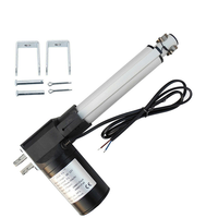 Aktuator Linear DC Sudut Kanan Hemat-Ruang 12V 24V Motor Dorong Elektrik Senyap untuk Sofa Recliner Elektrik dan Kabinet Dapur