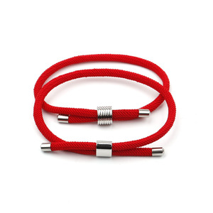 Welwish Popular <strong>Red</strong> Rope Lucky Adjustable Love Token <strong>Bracelet</strong> for Girls Boys - Product Image 3