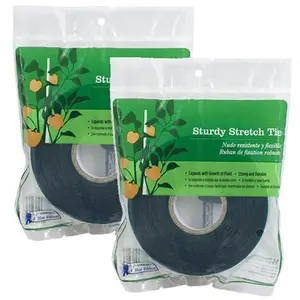 Nastro di legatura per piante da innesto da giardino per esterni morbido verde in plastica pvc