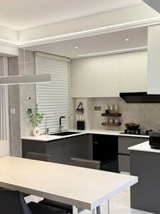 Cuisine moderne modulaire écologique personnalisée en contreplaqué, fabriquée en usine, étanche, grand rangement, 2025 - Product Image 5