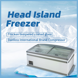 Réfrigérateur commercial MUXUE Congélateur d'îlot combiné de supermarché-Congélateur combiné à tête sans givre réfrigérateur commercial - Product Image 5