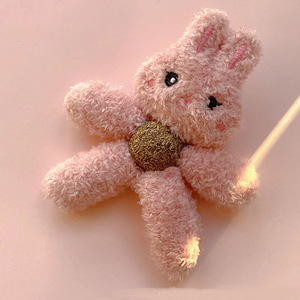 Jouet à mâcher en peluche en forme de boule de catnip pour chaton d'intérieur, pour le nettoyage des dents et le divertissement, 20g - Product Image 2