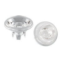 Lentilles LED en PMMA 30 degrés, diamètre 21,2 mm, conception TIR haute efficacité, transmittance >90%, kit de lentilles optiques LED pour plantes