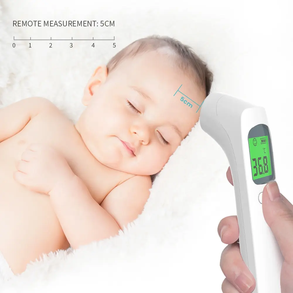 Bucks Digital Infrared Thermometer No Touch Thermometers Household Non Contact Forehead Temperature Gun household thermometer