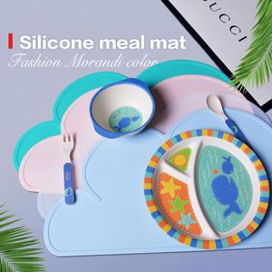 Tapis de table en silicone portable en forme de nuage, idéal pour l'alimentation des bébés et des enfants - Vente chaude - Product Image 5