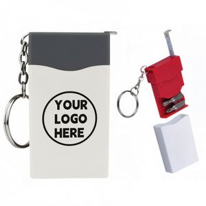 <b>Custom</b> Logo 3 in 1 Mini Screwdriver <b>Keychain</b> with Tape Measure Tool Bulk Micro Precision Hand Tools for Small Screws Measuring - Product Image 5