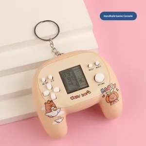 <span class=keywords><strong>Mini</strong></span> console de jeu <span class=keywords><strong>Tetris</strong></span> portable à succès en 2025, porte-clés en plastique, jouet capybara, pendentif, petit cadeau en gros - Product Image 6