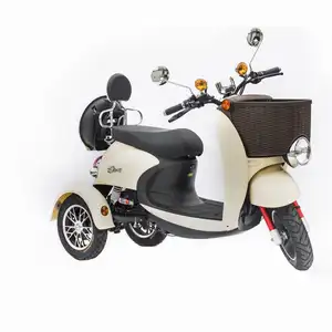 קשישים חשמלי 3 גלגל קורקינט חשמלי למבוגרים trike