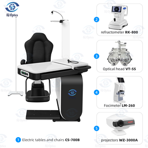 Sj Optica Oogheelkundige Eenheid Tandstoel Gedraaide Tafel Optische Instrumenten Gecombineerd Tafel Met Stoel CS-700B Optometrie Apparatuur - Product Image 2