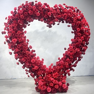 Bán Buôn Hình Trái Tim Hoa Vòm Trang Trí Đám Cưới Nhân Tạo Hoa Vòm Trái Tim Màu Hồng Vòm Cho Đám Cưới Trang Trí Nội Thất - Product Image 4