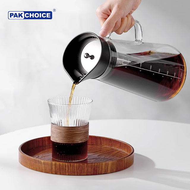 1500ml Coffee Pot Coffee Maker Cold Brew Pot Cold Brew Coffee Pot High Borosilicate Glass Heat-resistant Cup Cold Brew Cup