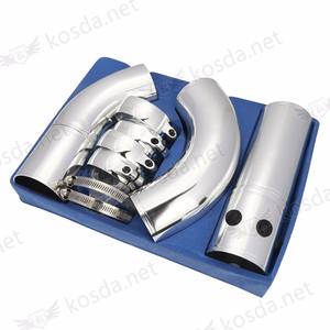 Прямого холодного воздуха фильтр системой впрыска трубопровод набор Универсальный Регулируемый <span class=keywords><strong>3</strong></span> дюймов алюминиевая труба забора воздуха комплект - Product Image 6