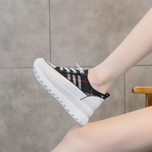 Nouveaux modèles de baskets à plateforme légères à lacets pour femmes, chaussures de marche toutes saisons - Product Image 6