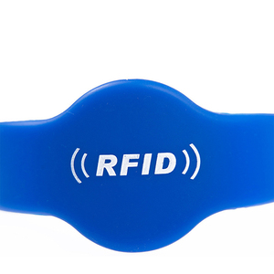 Muestra gratis al por mayor de fábrica de alta calidad 13,56 MHz N213 caucho silicona NFC pulseras con RFID pulseras promocionales - Product Image 3