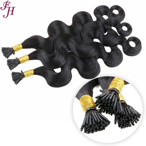 Extensions de cheveux I-Tip en gros, 100g, cheveux humains Remy pré-collés, extensions de cheveux malaisiens I-Tip Body Wave - Product Image 1