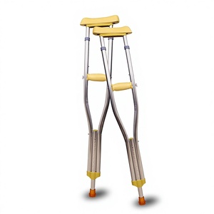 Muletas de Aleación de Aluminio Ajustables, Ayuda Médica para Caminar, Reforzadas, Ligeras, con Doble Soporte de Elevación - Product Image 5