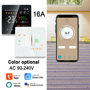 <span class=keywords><strong>Termostato</strong></span> <span class=keywords><strong>WiFi</strong></span> inteligente Control de voz Alexa <span class=keywords><strong>Google</strong></span> <span class=keywords><strong>Home</strong></span>, para calefacción de suelo eléctrico 16A, Control remoto por aplicación - Product Image 3