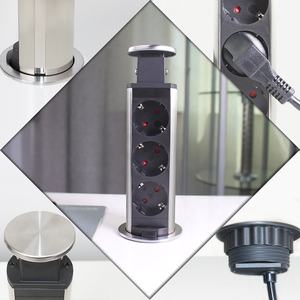 Barre d'alimentation Pop-up avec prise Schuko, pour bureau - Product Image 4