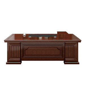 Escritorio Ejecutivo Moderno de Estilo Chino, Muebles de Oficina en Forma de L, Escritorio para Jefe con Gabinete de Almacenamiento para Espacio de Oficina - Product Image 4