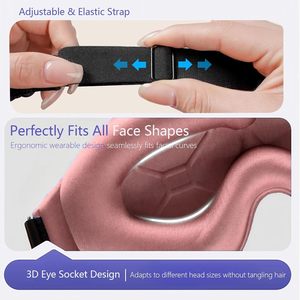 <span class=keywords><strong>Masque</strong></span> de sommeil 3D <span class=keywords><strong>avec</strong></span> pochette noire pour cils, voyage, relaxation nocturne, cadeau promotionnel, fabricant, couvre-<span class=keywords><strong>yeux</strong></span> respirant - Product Image 5