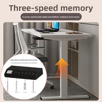 Escritorio inteligente de madera maciza, escritorio de ordenador, patas de mesa ajustables eléctricas y Escritorio de estudio con estilo moderno