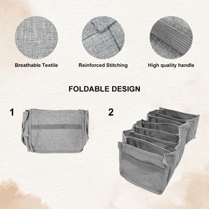 7 <b>Grids</b> Wardrobe Collapsible Clothes Organizer Closet Storage Wardrobe Clothes Organizer for Pants Jeans T-Shirts - Product Image 6