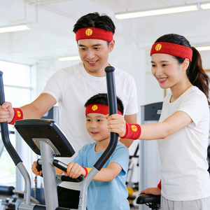 Khăn quấn tay thêu tùy chỉnh, băng đô thấm mồ hôi có logo, chất liệu cotton Terry, dành cho nam nữ - Product Image 4