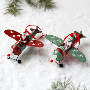 Adornos Colgantes para Árbol de Navidad DAMAI, Santa Claus, Reno y Avión, Decoraciones Navideñas - Product Image 3