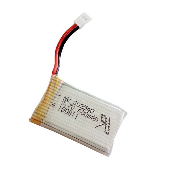 High Capacity Lipo Battery 802540 3.7V 600 MAh 800mAh Lithium Ions Polymer Batteries