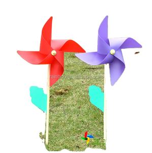 Custom <strong>Garden</strong> Party Wedding Decoration Kids Toy Plastic <strong>Wooden</strong> <strong>Windmill</strong> - Product Image 2