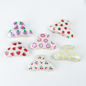 Golys March simpatici accessori per capelli europei in PVC artigli forcina per ragazze acetato acrilico per uso quotidiano della festa invernale - Product Image 5