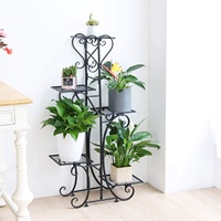 Présentoir de fleurs en métal, 1 pièce, support pour jardin, Patio et bureau, présentoir de fleurs