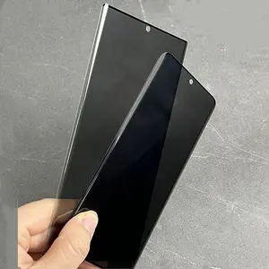 3D curvo Anti protezione dello schermo spia Privacy per Samsung S23 Ultra Privacy vetro temperato per Samsung S24 S22 supporto impronta digitale