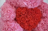 Valentijn Dag Gift Rozen Bear Yiwu Roze Rose Beer 40 Cm Rose Beer 40 Cm Met Doos