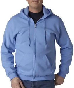 OEM algodón hombres gimnasio sudaderas con capucha más tamaño pulóver cremallera Sudadera con capucha personalizada al por mayor Zip Hoodie hombres sudadera - Product Image 1