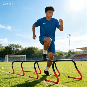 Vallas de Agilidad para Fútbol, Plegables y Desmontables, Entrenamiento de Velocidad, Altura Ajustable, Herramienta de Práctica de Obstáculos - Product Image 4