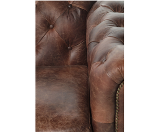 Hot <b>Sale</b> Genuine Leather Luxury <b>Chesterfield</b> <b>Sofa</b> Living Room Furniture Single Double Triple Seater Premium Button Tufted <b>Sofa</b> - Product Image 2