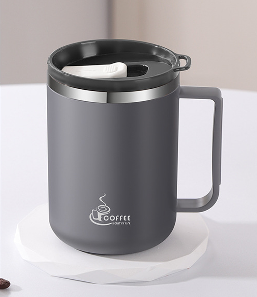 Business gray 304-single cup push lid