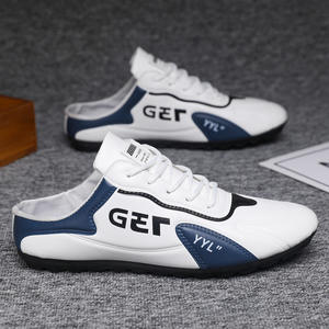 Compact and Versatile Men's <b>Slip</b>-<b>on</b> Shoes with Barefoot Design Cowhide Upper Trendy and Durable Sole for Casual Wear - Product Image 6