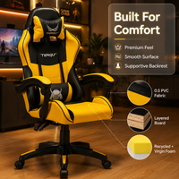 Chaise de bureau AOR pour le gaming, très rentable, avec base en nylon 320, accoudoirs articulés confortables et pliables, vente en gros usine