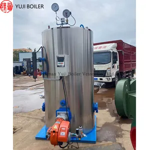 Caldeira de vapor de fábrica da china 100kg 200 kg/h, caldeira pequena do vapor do lpg para o equipamento da lavanderia