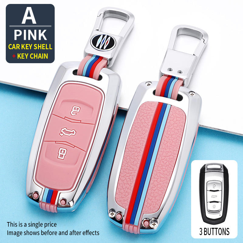 Un rose à 3 boutons