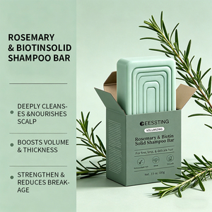 Shampoing Solide Quotidien au Romarin et Biotine pour Soin Capillaire, Nettoyage Doux, Épaississant Intensif Naturel, Prévient la Chute des Cheveux, Vente en Gros - Product Image 4