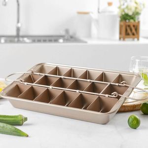 Solid Bottom Brownie Baking Pan Wholesale <b>Square</b> Nonstick Cake Mold Thickened Baking Tools <b>Set</b> Brownie Pan - Product Image 1
